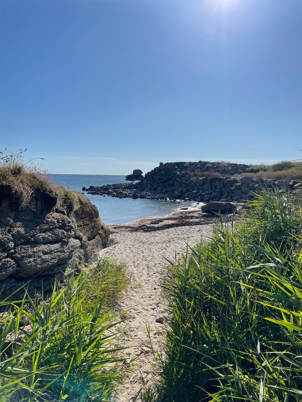 Le chemin de la plage